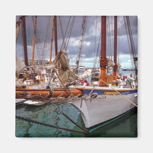 Imán Barcos de vela mordidos en Key West (Frente)