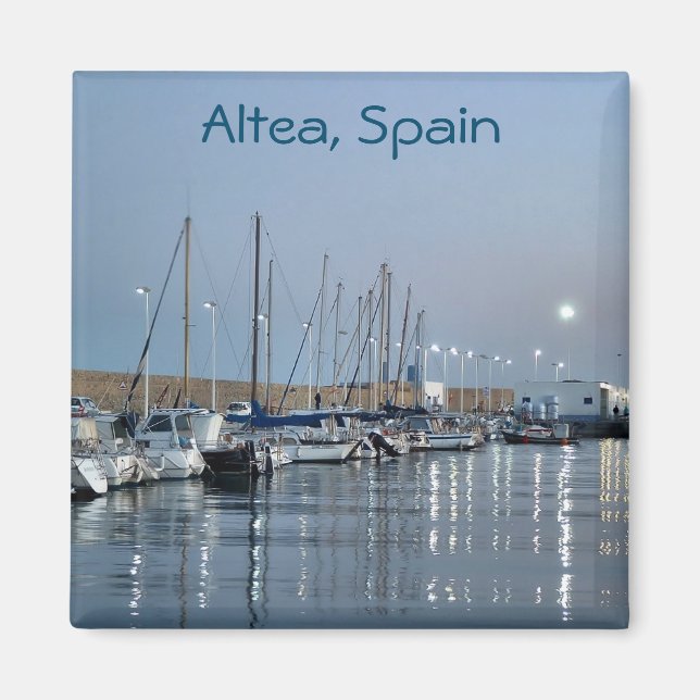 Imán Barcos en el puerto de Altea (Frente)