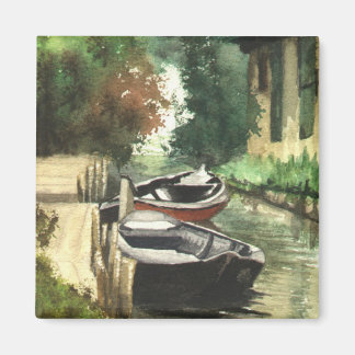 Imán Barcos en el río
