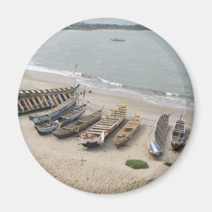 Imán Barcos pesqueros en Elmina, Ghana