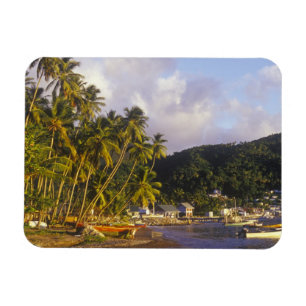 Imán Barcos pesqueros, Soufriere, Santa Lucía, Caribe