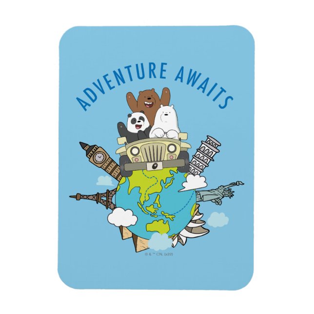 Imán Bare Bears - Aventura (Vertical)