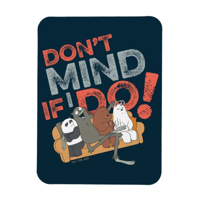 Imán Bare Bears & Charlie - ¡No te importa si lo hago! (Vertical)