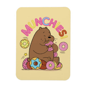 Imán ¡Bare Bears - Grizz Donut Munchies!