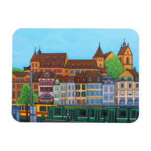 Imán Barfüsserplatz Rendez-vous Magnet por Lisa Lorenz