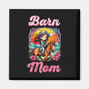 Imán Barn Mom I Ecuestres Pony Horse Fan