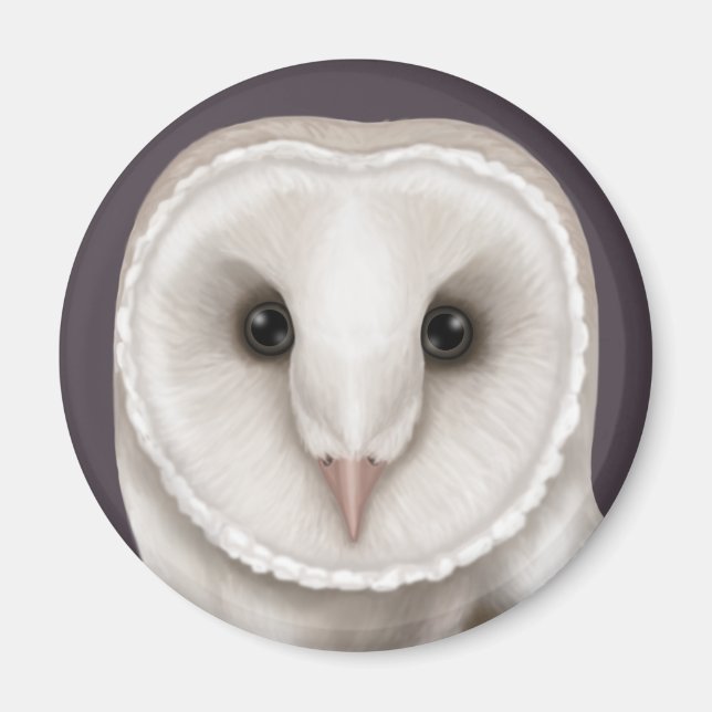 Imán Barn Owl (Frente)