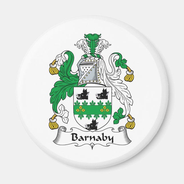 Imán Barnaby Family Crest (Frente)