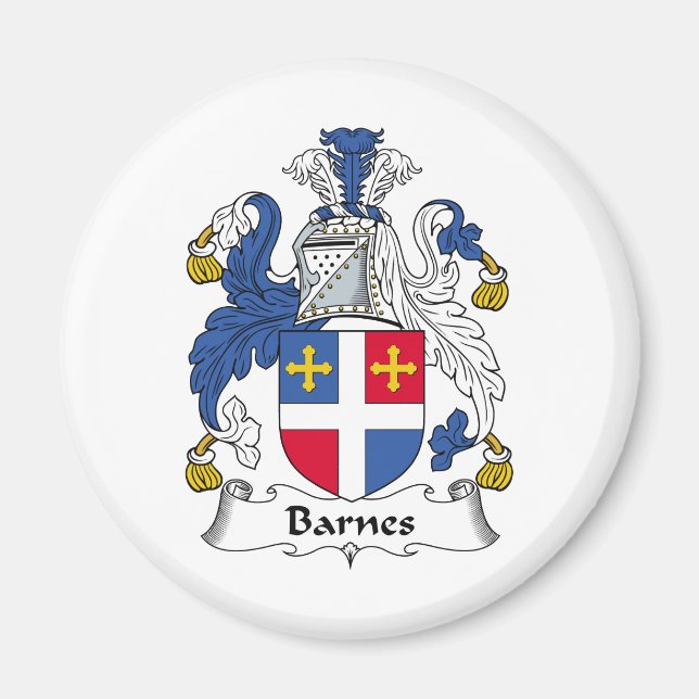 Imán Barnes Family Crest (Frente)