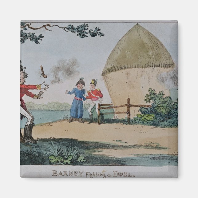 Imán Barney lucha contra un duelo (Frente)