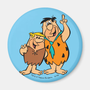 Imán Barney Rubble y Fred Flintstone