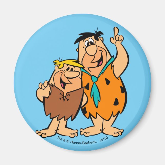 Imán Barney Rubble y Fred Flintstone (Frente)