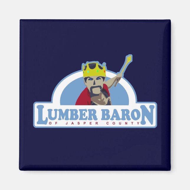 Imán Barón de la madera del condado de Jasper (Frente)