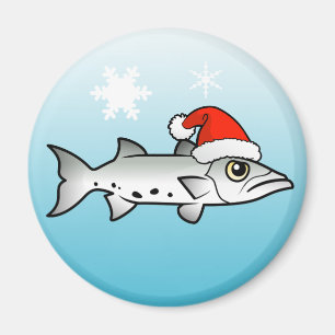 Imán Barracuda Santa del navidad