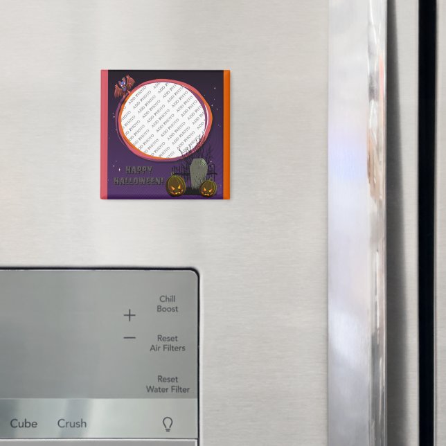 Imán Barras, farolillos de Jack o', lápida, añadir marc (In situ (nevera))