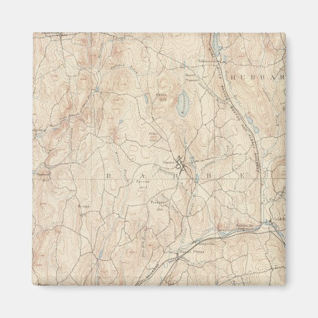 Imán Barre, Massachusetts (Frente)