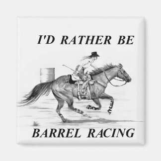 Imán Barrel Racer