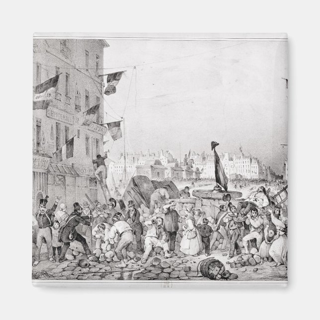 Imán Barricada en la rue Dauphine (Frente)