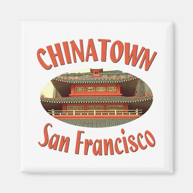 Imán Barrio Chino de San Francisco (Frente)