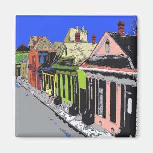 Imán Barrio francés de New Orleans de la cabaña de