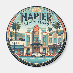 Imán Barrio Histórico Art Déco de Napier Nueva Zelanda