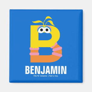 Imán Barrio Sésamo   B es para Big Bird