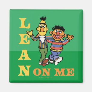 Imán Barrio Sésamo   Bert y Ernie Lean sobre mí