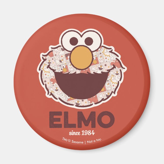 Imán Barrio Sésamo | Elmo Desde 1984 (Frente)