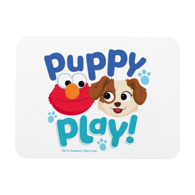 Imán Barrio Sésamo | Jugar con pipa a Elmo y Tango (Horizontal)