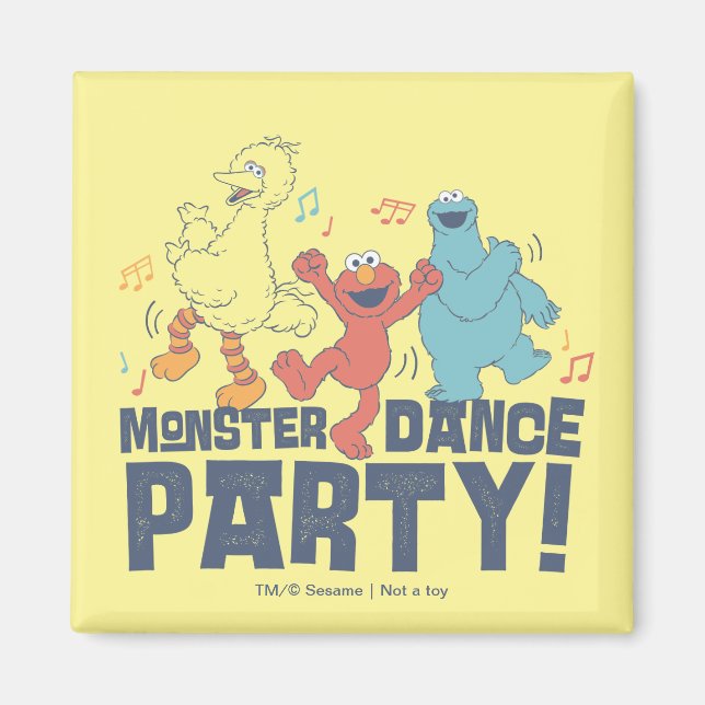 Imán Barrio Sésamo | Monster Dance Fiesta (Frente)