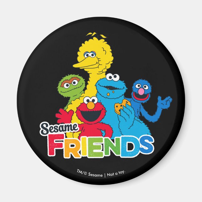 Imán Barrio Sésamo | Sesame Friends (Frente)