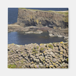 Imán basalto poligonal, Staffa, frente a la isla de Mul