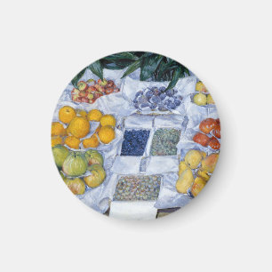 Imán Base De Frutas Por Gustave Caillebotte