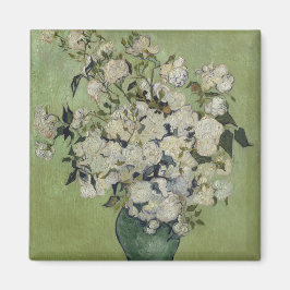 Imán Base de Rosas de Vincent Van Gogh