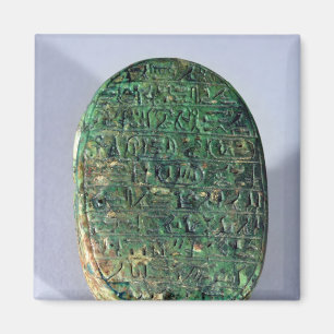 Imán Base de un escarabajo de la boda de Amenhotep III