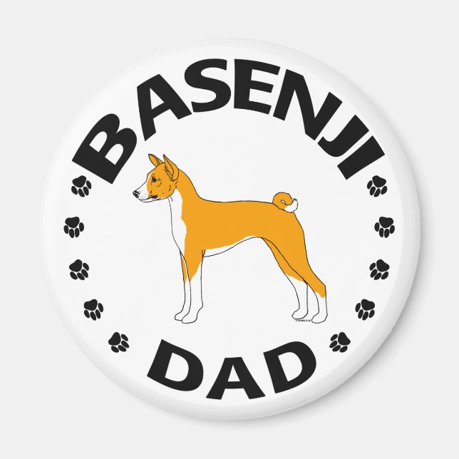 Imán Basenji Dad (Frente)