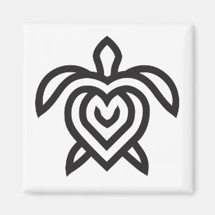 Imán básico del logotipo de la tribu de las tortug