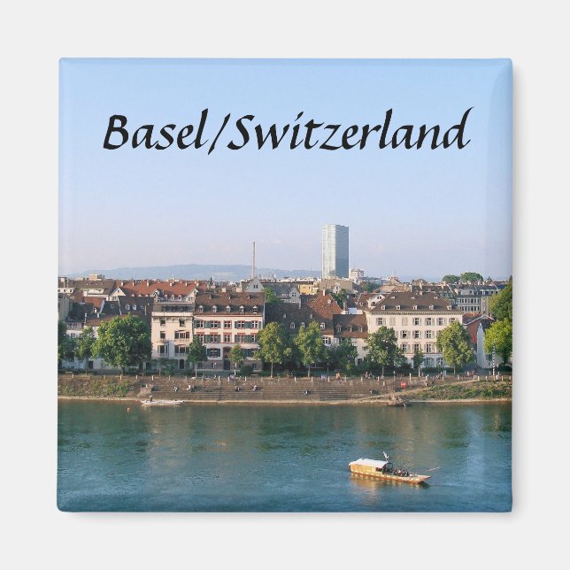 Imán Basilea/Suiza - Magnet de recuerdo (Frente)