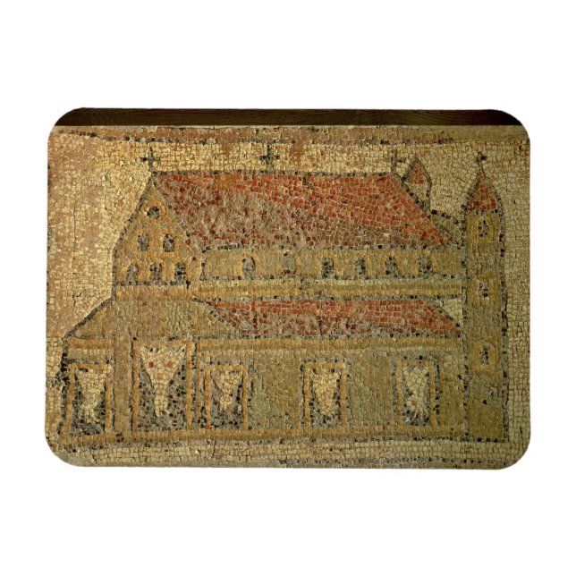 Imán Basílica cristiana, pavimento de mosaico, período  (Horizontal)