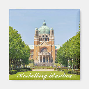 Imán Basílica de Koekelberg en Bruselas recuerdo de via