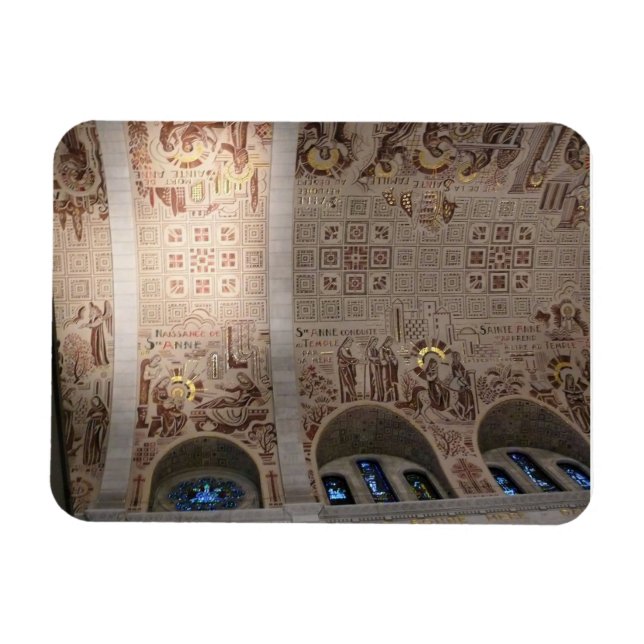 Imán Basílica de Sainte Anne de Beaupre, Quebec, Canadá (Horizontal)