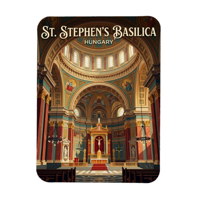 Imán Basílica de San Esteban Hungría (Vertical)