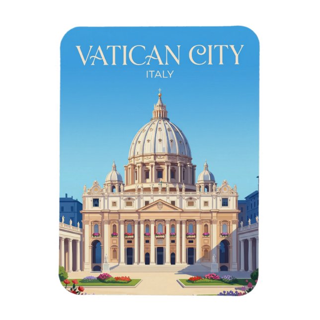 Imán Basílica de San Pedro Italia (Vertical)