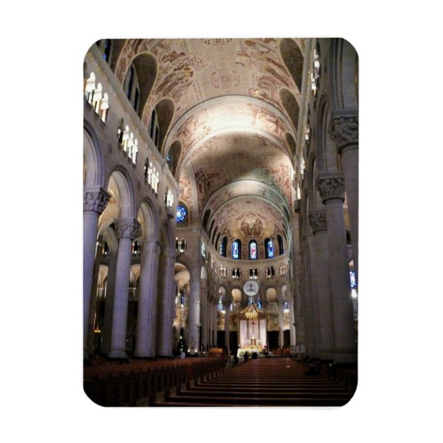 Imán Basílica de Santa Ana de Beaupre, Quebec, Canadá (Vertical)
