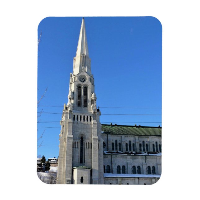Imán Basílica de Santa Ana de Beaupre, Quebec, Canadá (Vertical)