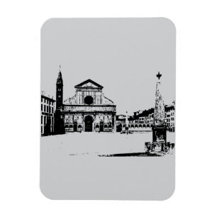Imán Basílica de Santa Maria Novella en Florencia, Ital