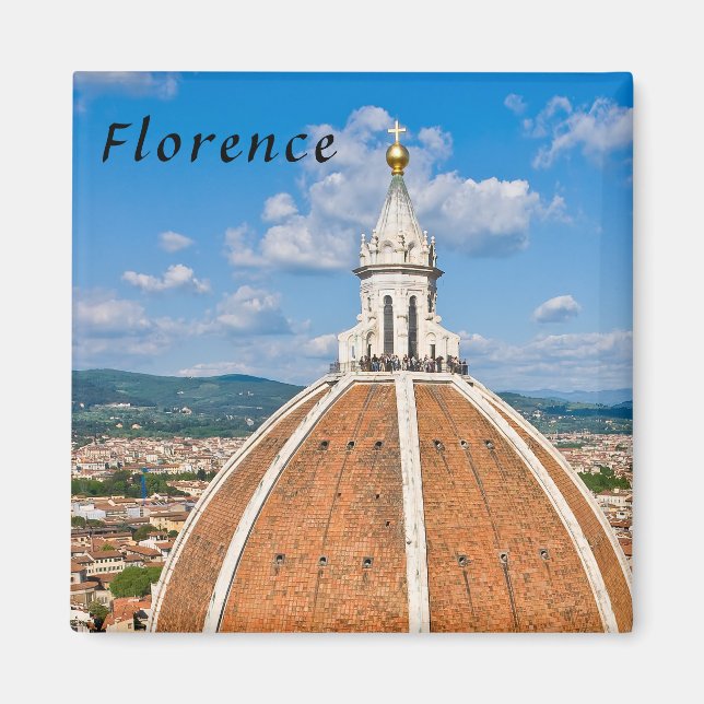 Imán Basílica del Duomo - Florencia, Toscana, Italia (Frente)