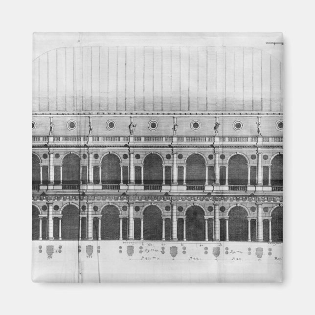 Imán Basílica Palladiana en Vicenza (Frente)