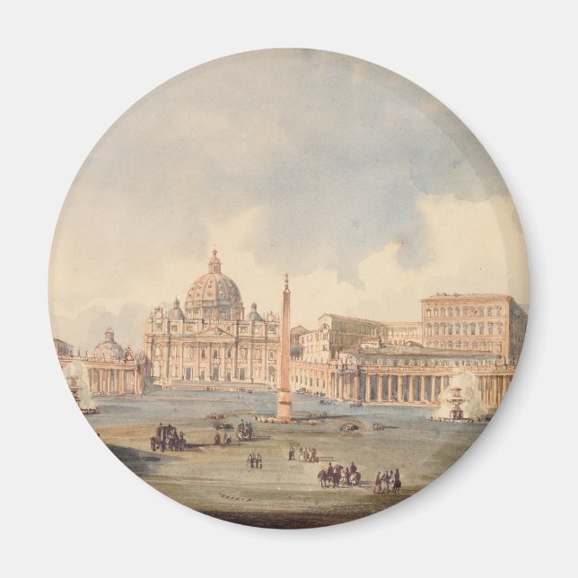 Imán Basílica Papal de San Pedro en el Vaticano (Frente)