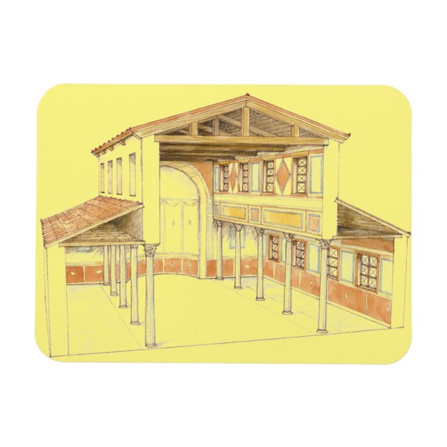 Imán Basílica romana (Horizontal)